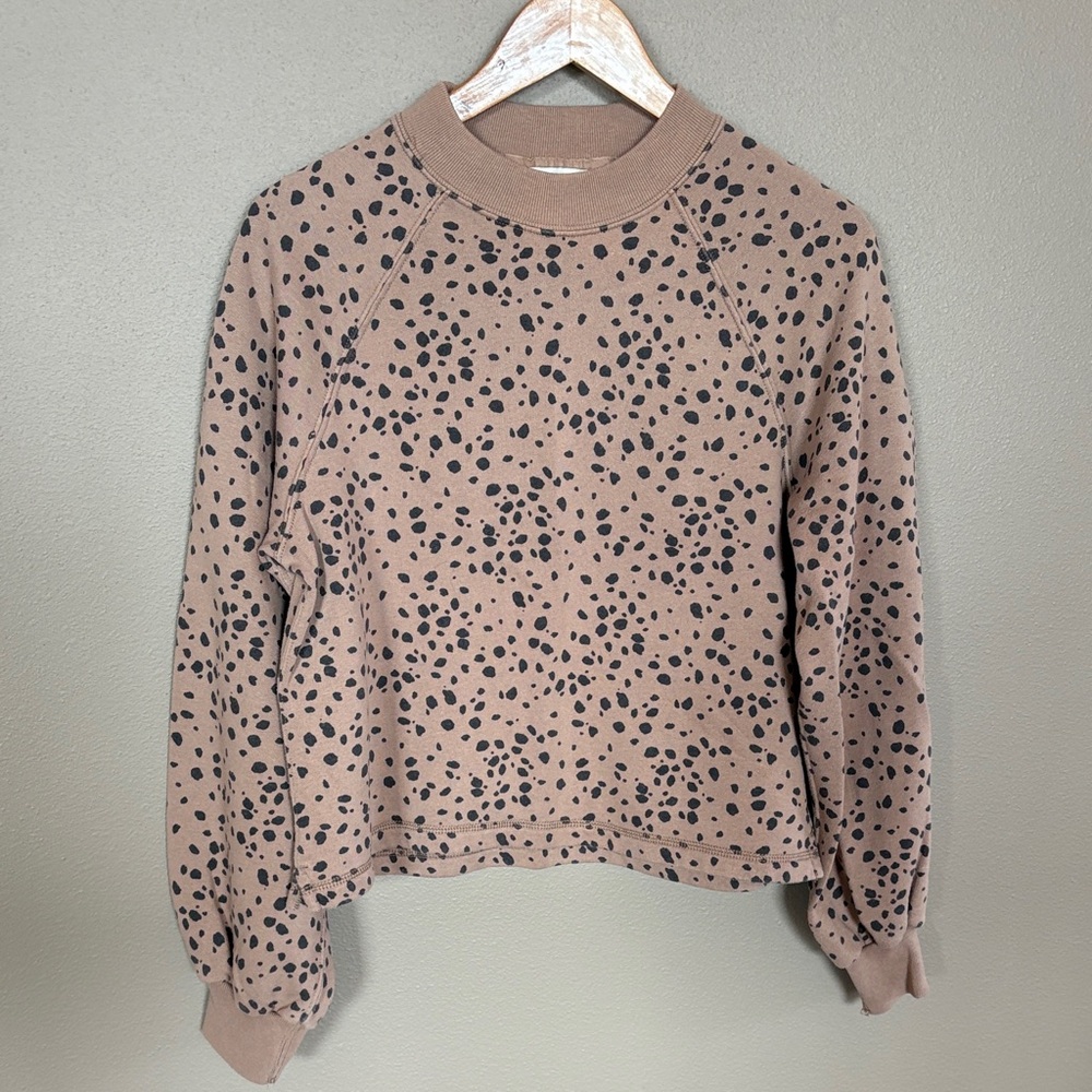 Abercrombie & Fitch Brown Sweater with Black Pattern